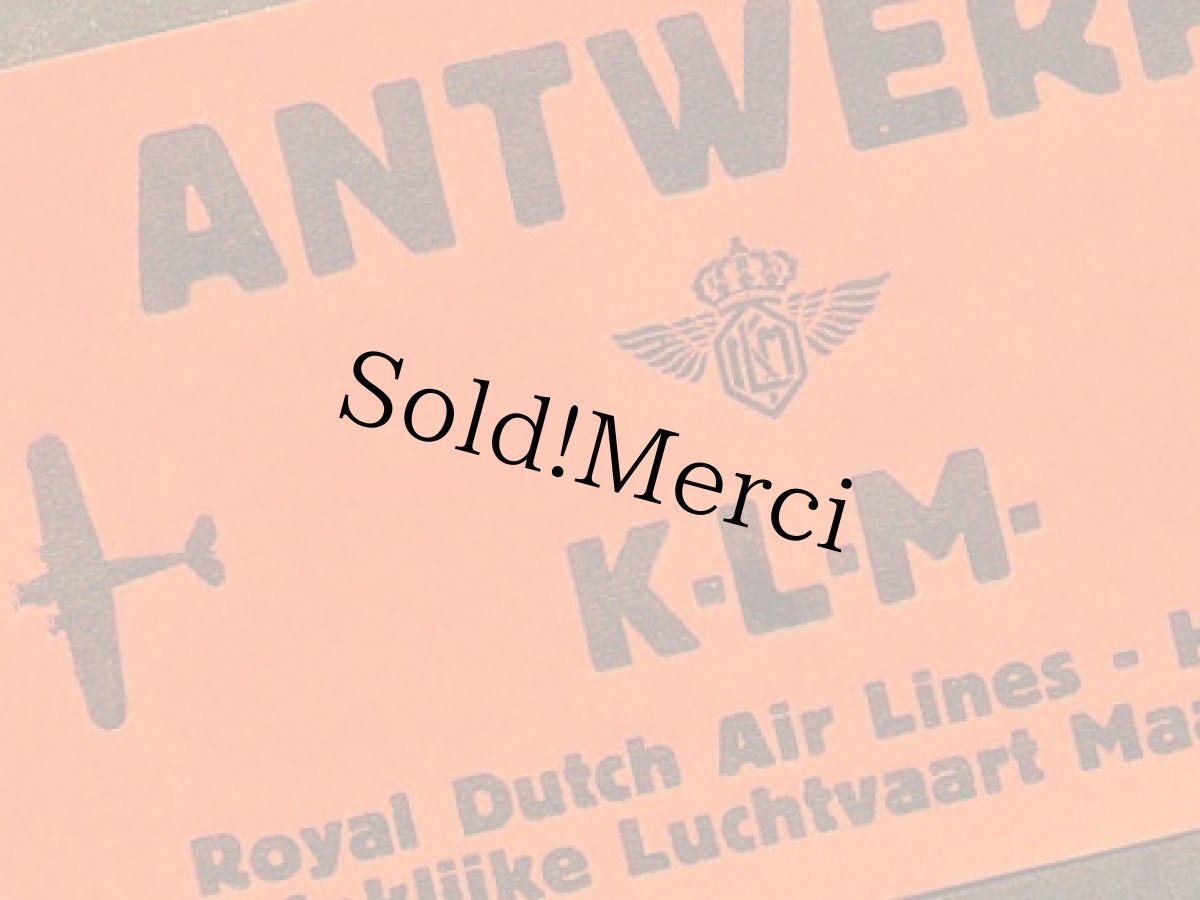 画像1: KLM:20's luggage label (1)