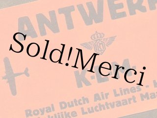 ノースウェスト　オリエント　エアライン　バック。【年代不明、昭和レトロ】。 Northwest Airlinesノースウエスト航空 1950's エアライン