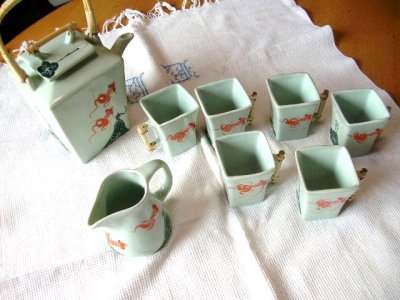 画像1: バチャン焼Tea set