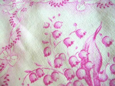 画像1: german fabric set pink/red 4e