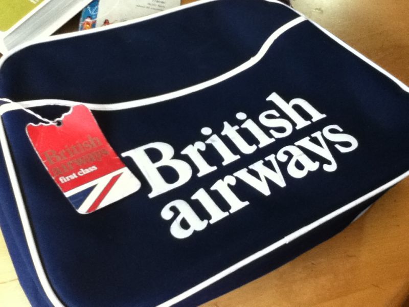 British airways ブリティッシュ エアウェイズ エアラインバッグ-